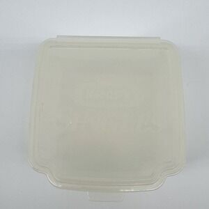 Vintage Kraft Singles Cheese Storage Container Hinged Flip Top Lid USA